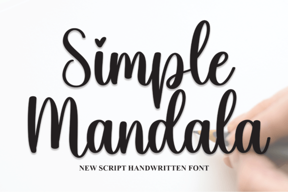 Simple Mandala Font