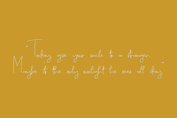 Simple Marker Font Poster 7