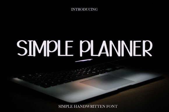 Simple Planner Font