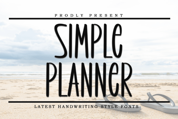 Simple Planner Font