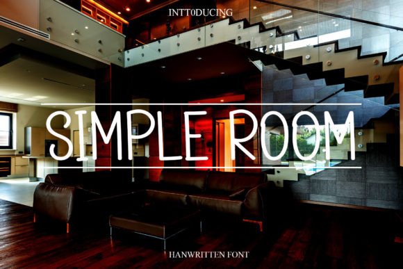 Simple Room Font Poster 1