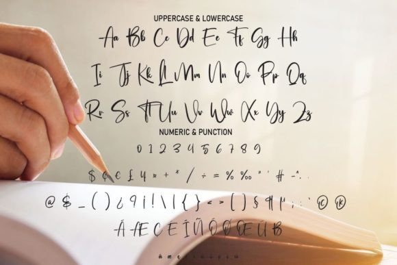 Simple Signature Font Poster 7