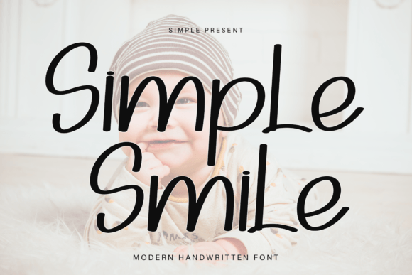 Simple Smile Font Poster 1