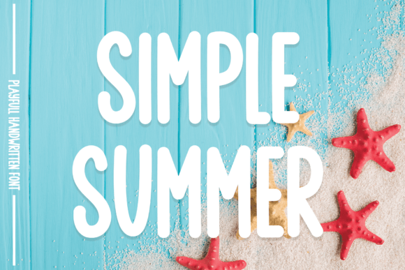 Simple Summer Font