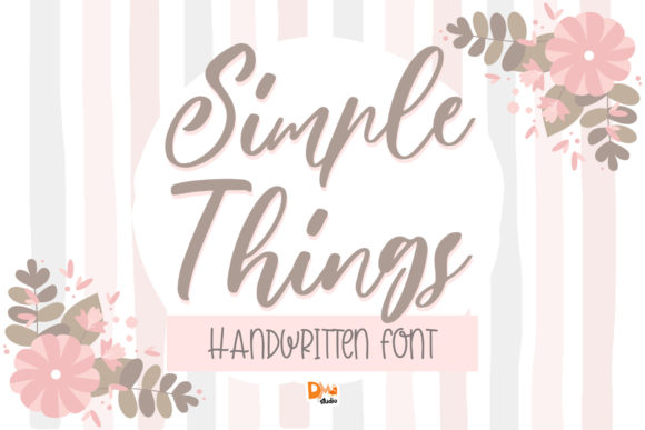 Simple Things Font Poster 1