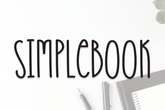 Simplebook Font Poster 1