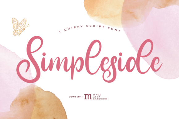 Simpleside Font Poster 1