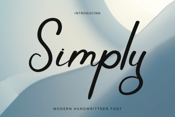 Simply Font Poster 1