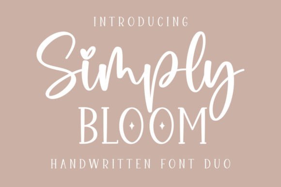 Simply Bloom Duo Font