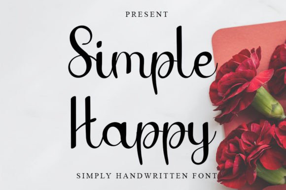 Simply Happy Font Poster 1