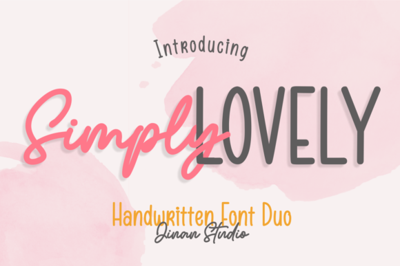 Simply Lovely Font Poster 1