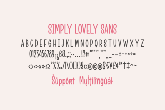 Simply Lovely Font Poster 9