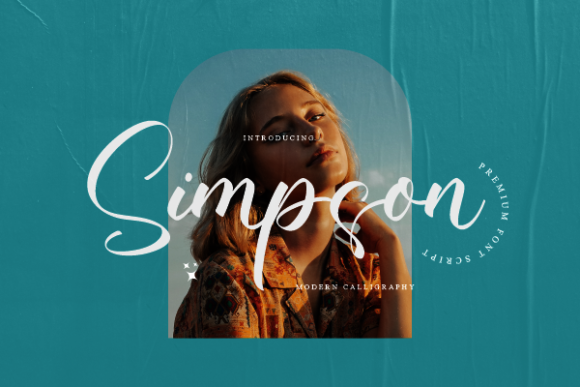 Simpson Font Simpson Font Poster 1