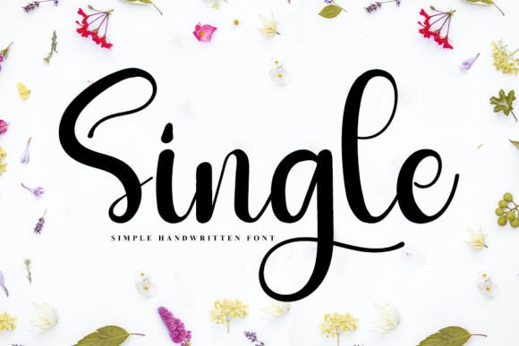 Single Font Poster 1