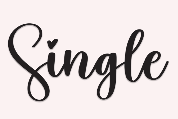 Single Font