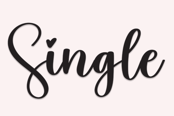 Single Font Poster 1