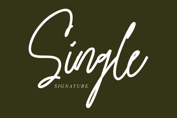 Single Font Poster 1