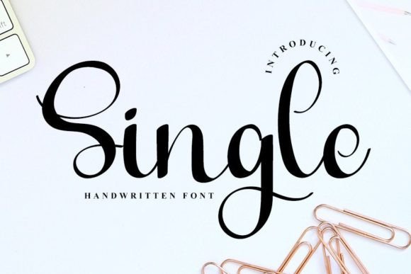 Single Font Poster 1