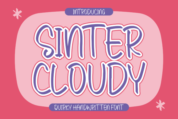 Sinter Cloudy Font