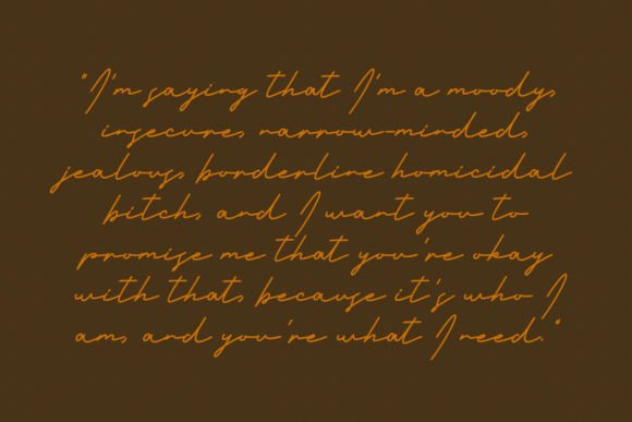 Sinyor Yebri Font Poster 2