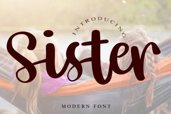 Sister Font Sister Font Poster 1