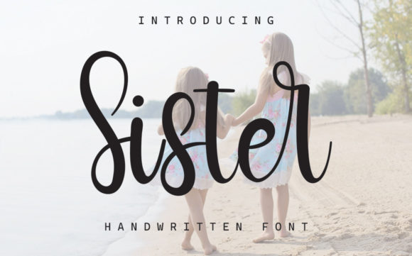 Sister Font Poster 1