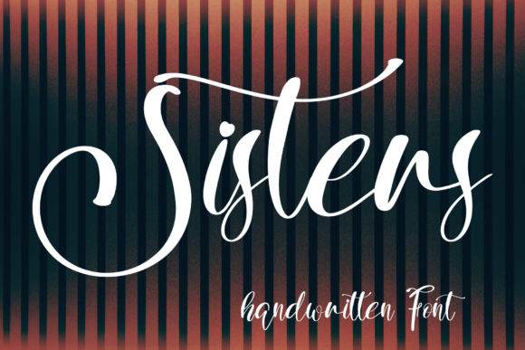 Sisters Font Poster 1