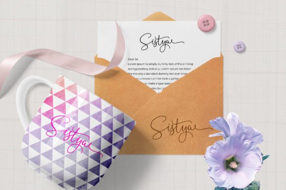 Sistya Font Poster 5
