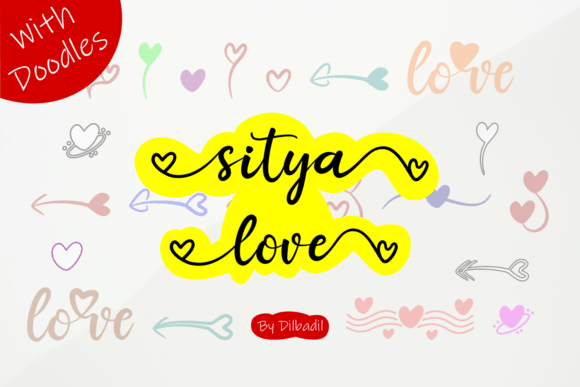 Sitya Love Font Poster 1