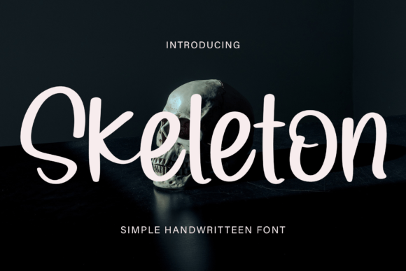 Skeleton Font Skeleton Font Poster 1