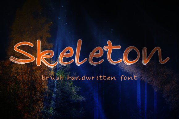 Skeleton Font