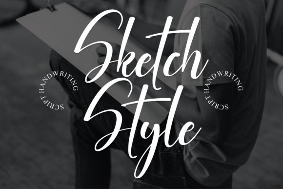 Sketch Style Font Poster 1