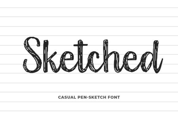 Sketched Font Poster 1