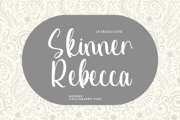 Skinner Rebecca Font Poster 1