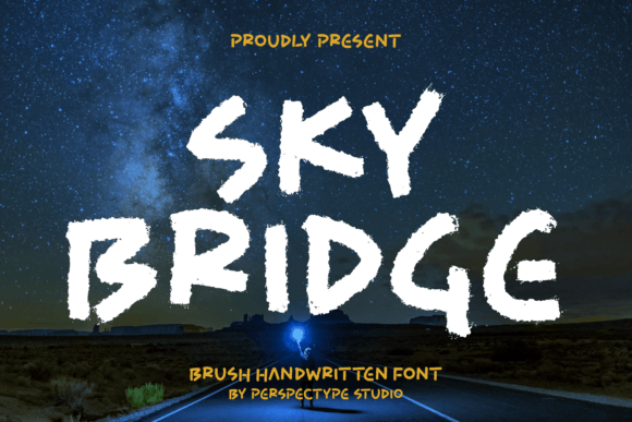 Sky Bridge Font Poster 1