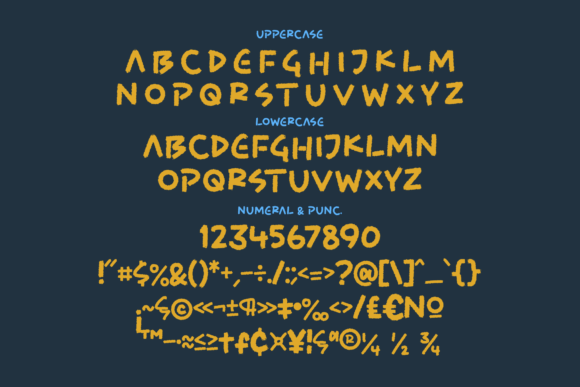 Sky Bridge Font Poster 13