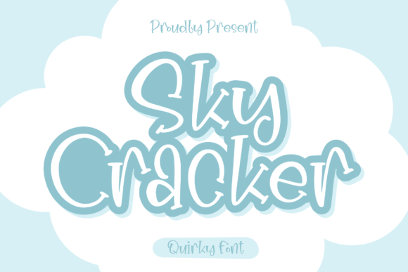 Sky Cracker Font Poster 1