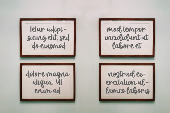 Sky Oasis Font Poster 7