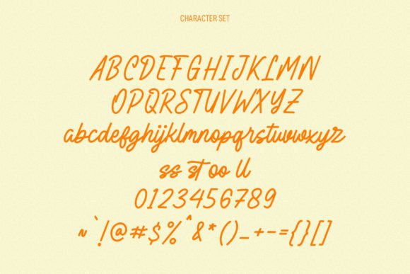 Slashty Font Poster 7