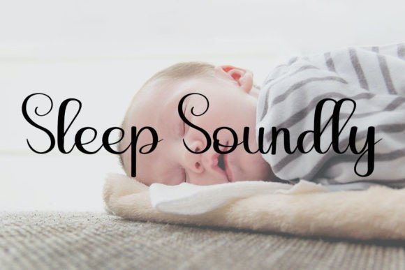 Sleep Font Poster 2