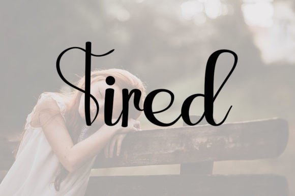 Sleep Font Poster 3