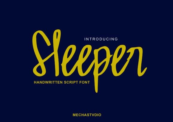 Sleeper Font Poster 1