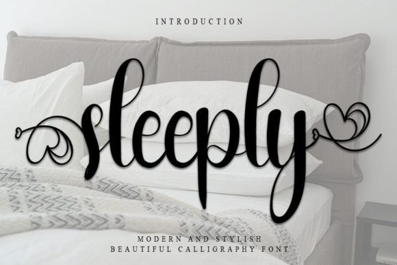 Sleeply Font Poster 1