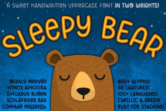 Sleepy Bear Font