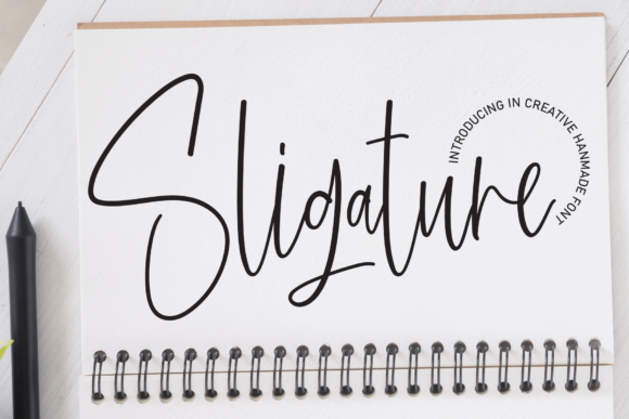 Sligature Font Poster 1