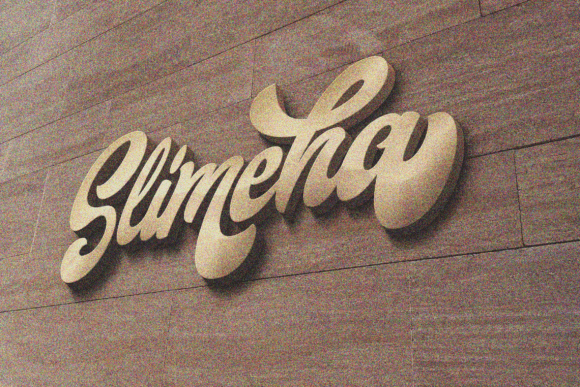 Slimeha Font Poster 3