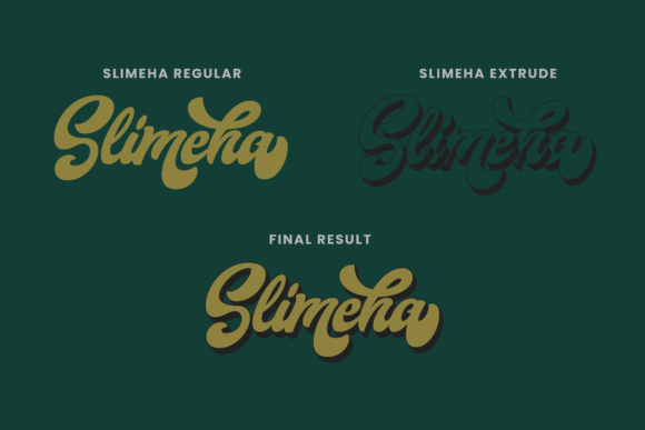 Slimeha Font Poster 10