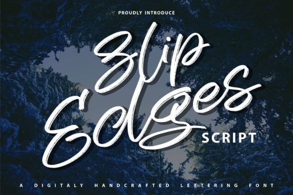 Slip Edges Font Poster 1