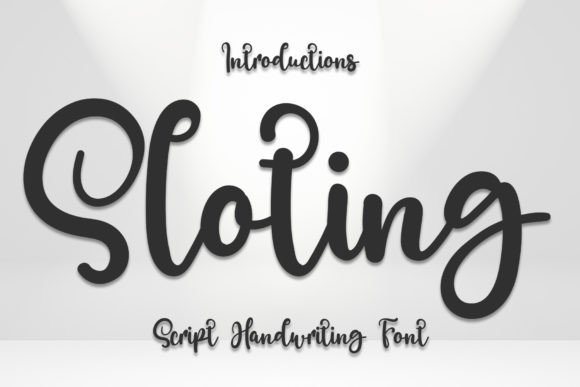 Sloting Font
