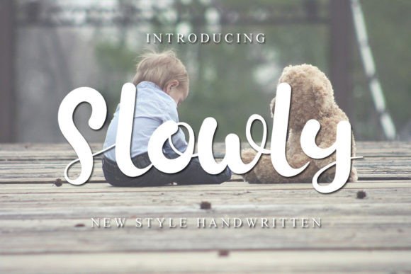 Slowly Font Poster 1